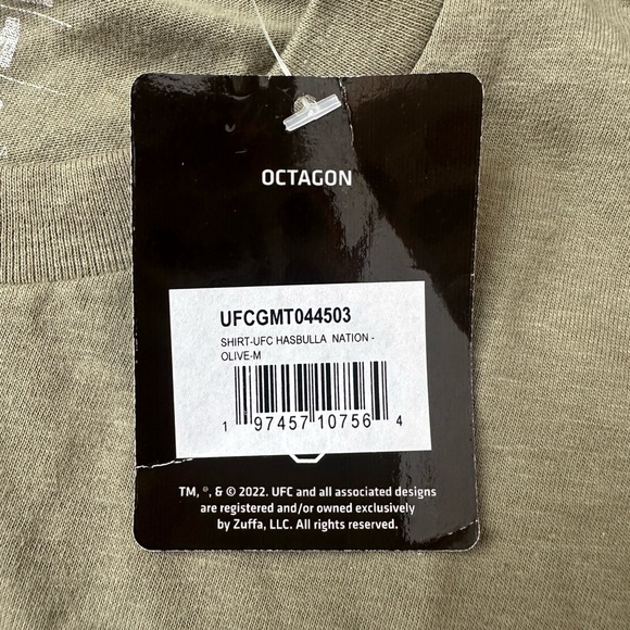 UFC Hasbulla Nation Olive Shirt T-Shirt Tee Men Women Youth Unisex NWT $25 MSRP - Picture 5 of 7